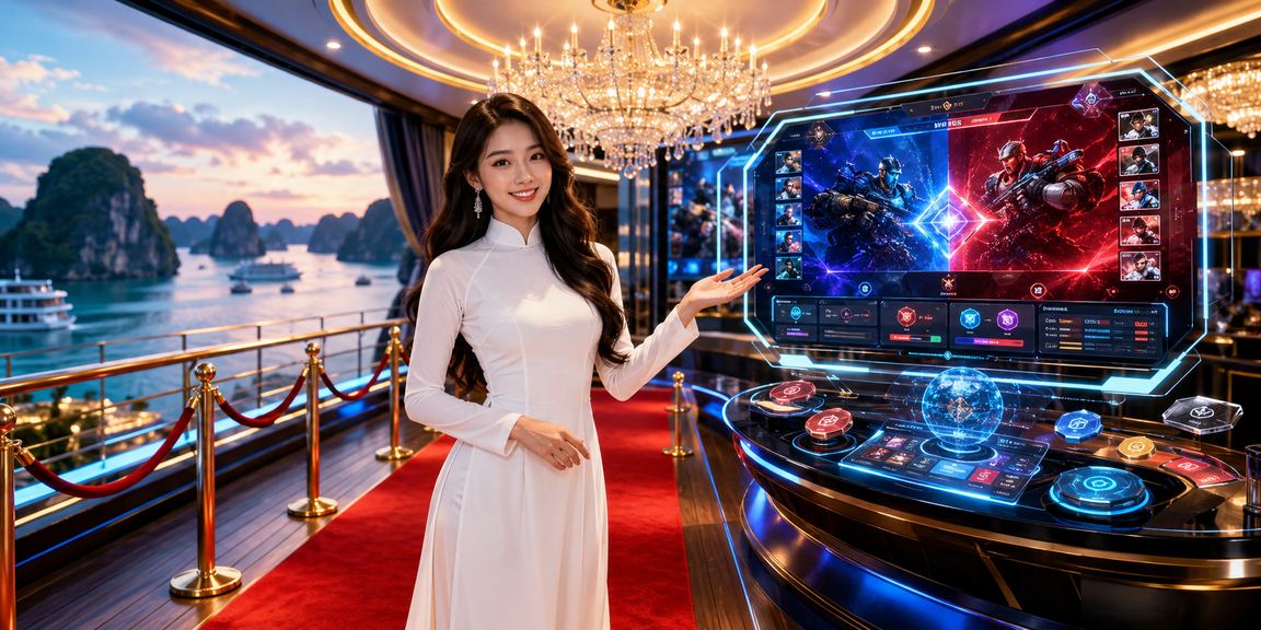 Người dùng xem kèo esports và đặt cược trực tuyến tại vịnh Hạ Long Việt Nam